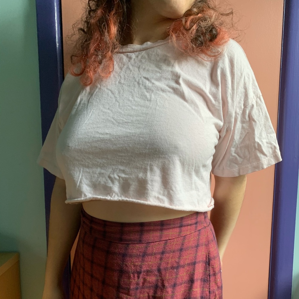 simple cropped baby tee